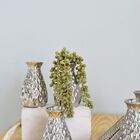 Mamãe Noel Rosa E Cinza De Pelúcia Com 54cm | Enfeite De Nata